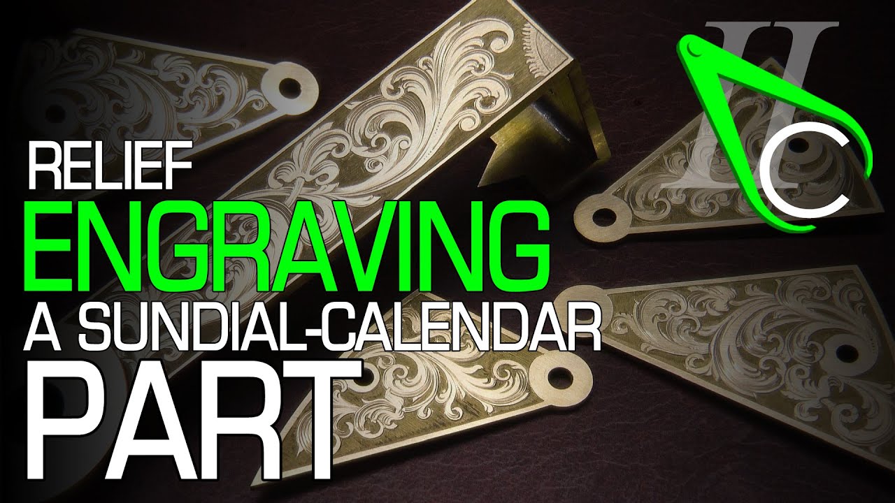 Relief Engraving A SundialCalendar Part YouTube