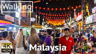 Night Walking Tour at Arrow Street Stalls Kuala Lumpur | Malaysia🇲🇾 | 4K