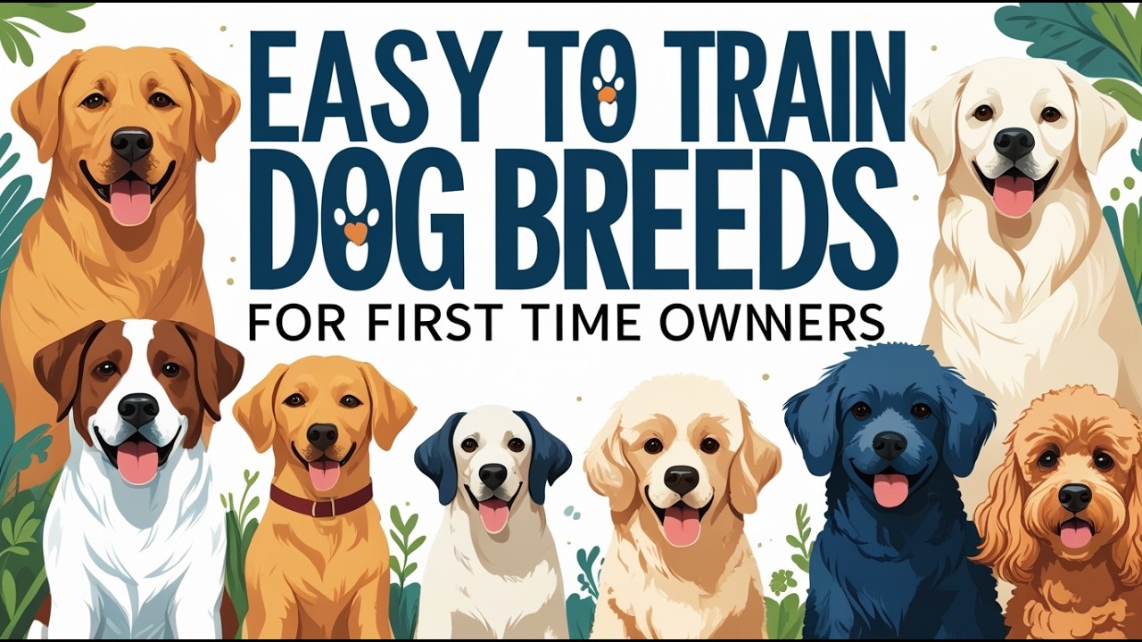 “Easy to Train Dog Breeds for First Time Owners