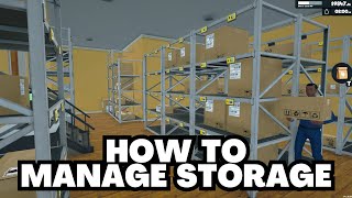 How to Manage Storage in Supermarket Simulator
