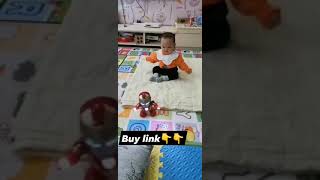 Avengers Action Figure Iron Man Dancing Iron Man with 3D Flashing Lights &  (Dancing Iron Man)
