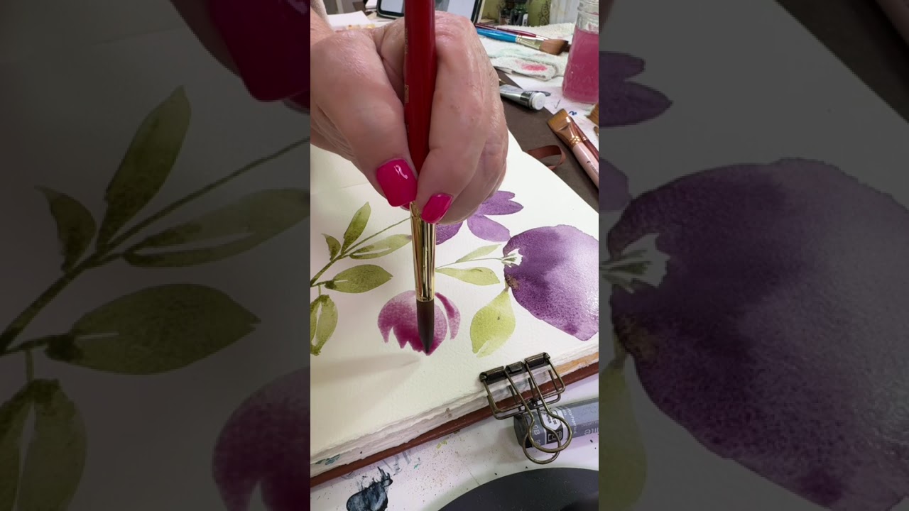 soft simple watercolor florals with Terri Conrad of Bloom True