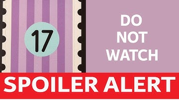 SPOILERS - 2025 Crafty Advent Calendar from Spellbinders Day 17