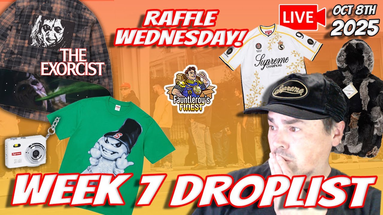 LIVE: Supreme Week 7 Review – Exorcist Collab, Tee Week & Raffle!