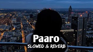 Paaro Slowed & Reverb L Aditya Rikhari L Lofi Nights