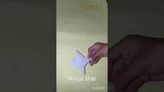 how to make paper origime ninja star (shuriken) #subscribe #diy #craft