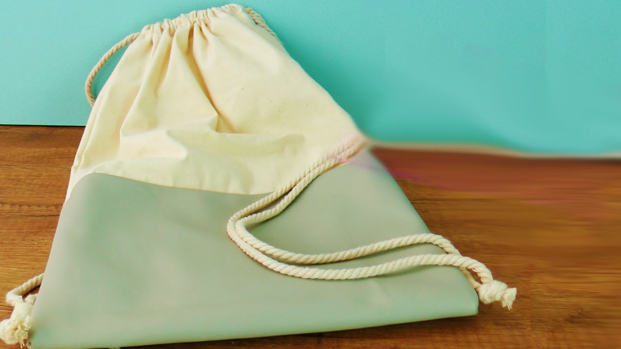 オリジナルナップサックをつくろう - YouTube