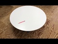 丸テーブル　おしゃれな白　食卓テーブル　天板