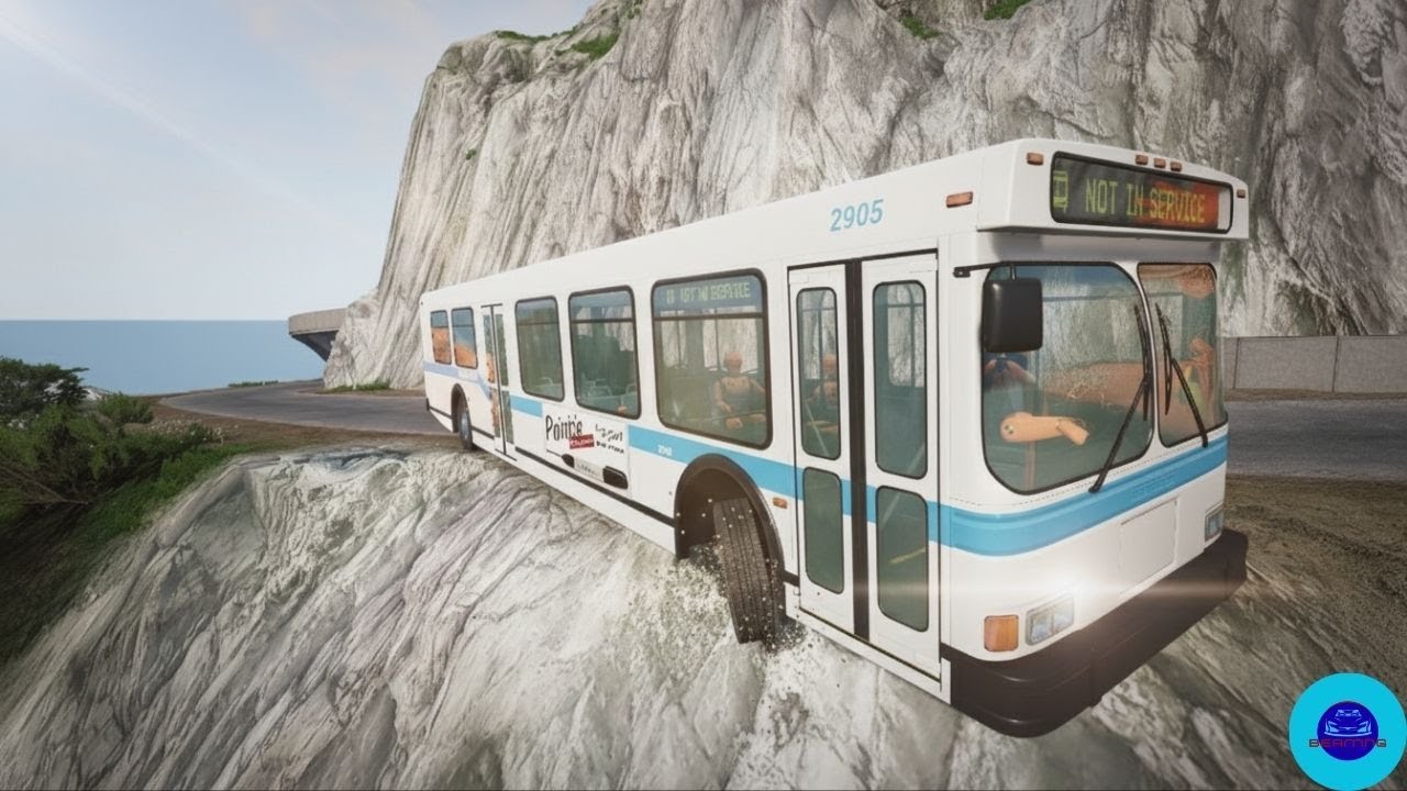 Car vs Cliff Roads #5 - BeamNG DRIVE | BeamNG TDR