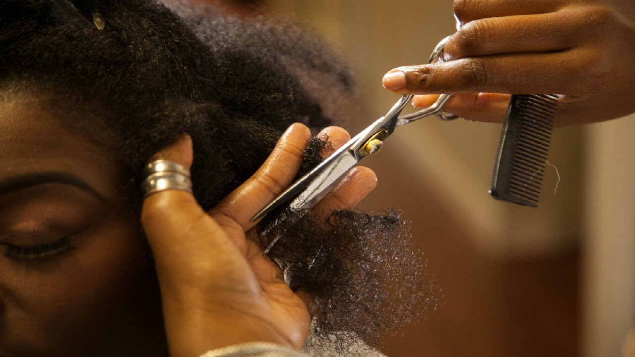 Naptural Nicole's Natural Hair Cut