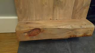 Ebay advert rustic shelf and coat hook