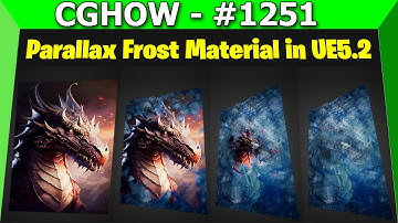 How to Create Parallax Frost Material in UE5.2 - Showcase