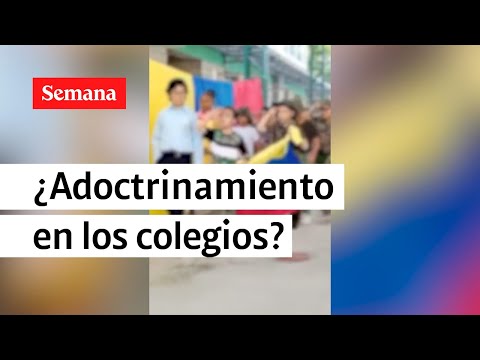 ¿Adoctrinamiento en los colegios?