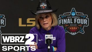 LSU Coach Kim Mulkey on the prospect of transgender athletes in college basketball