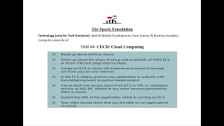 Task #4 - CI/CD : Cloud Computing | The Sparks Foundation #thesparksfoundation #gripjan23