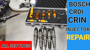 crin injector repair ! crin injector settings ! CRIN INJECTOR shim measurements ! CRDI INJECTOR