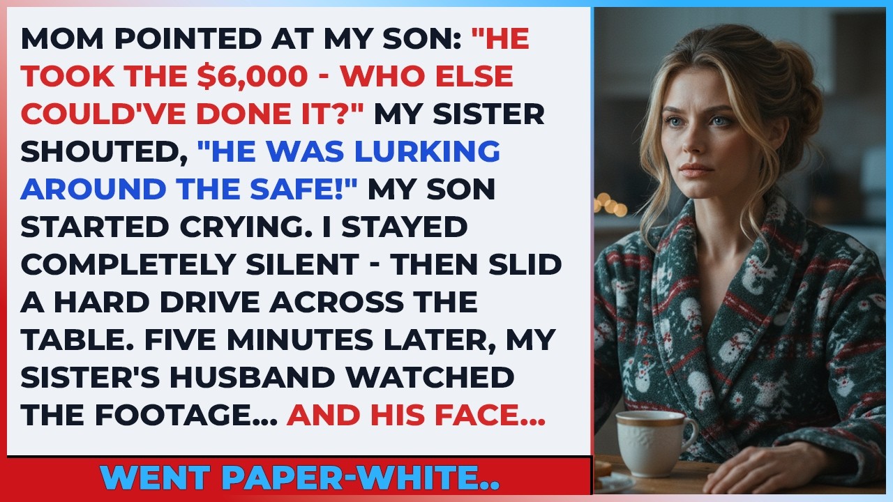 Mom Pointed At My Son: “He Took The $6,000 — Who Else Could’ve Done It?” My Sister Shouted, “He Was