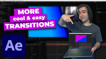 MORE COOL and EASY Transitions in After Effects Tutorial