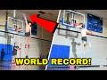 Isaiah rivera breaks vertical jump world record  my best dunk session yet