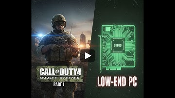 Call of Duty 4 Modern Warfare – Ship Mission Gameplay | GT 610 Low End PC | Part 1