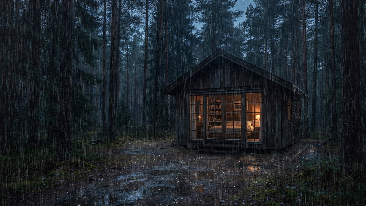 🌧️ Rain Sounds for Sleeping – Heavy Rain White Noise for Deep Sleep