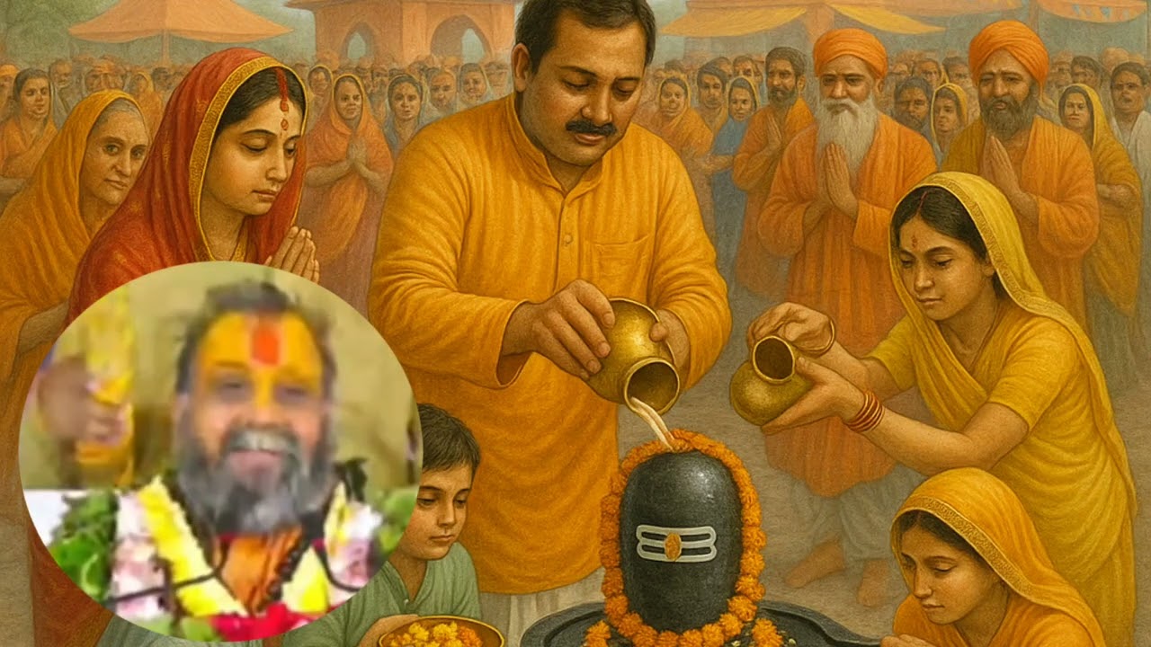 लिंगात्मक गुरु परंपरा का सुंदर वर्णन पूज्य महाराज जी के द्वारा शिव महापुराण वर्णित।।