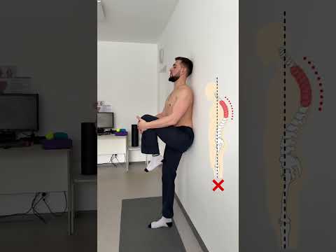 ЭТО уберет выпирающий живот и боль в спине за 2 минуты в день! #здоровье #гиперлордоз #убратьживот