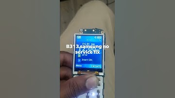 Samsung b313 no service fix