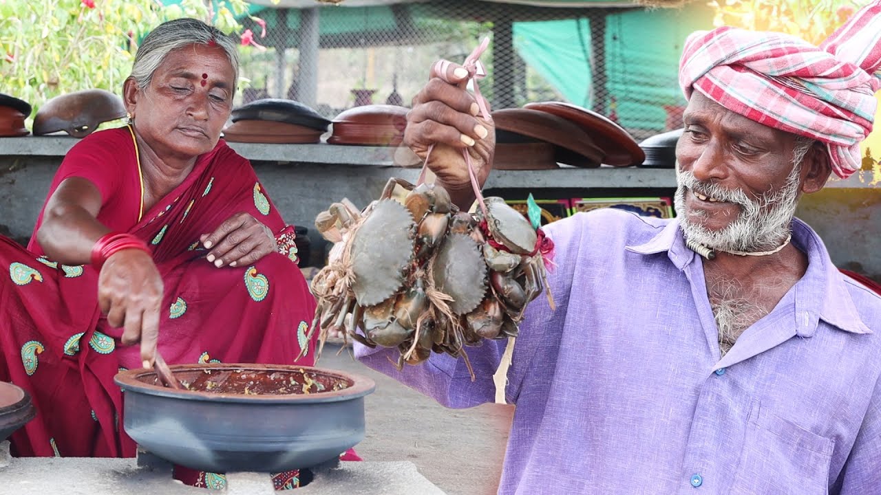 పీతలు పులుసు Village style || Traditional Crab Curry || Ranganayakamma Kitchen