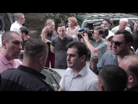 აქციის ერთ-ერთი ორგანიზატორის ნიკოლოზ მემანიშვილის დაკავება