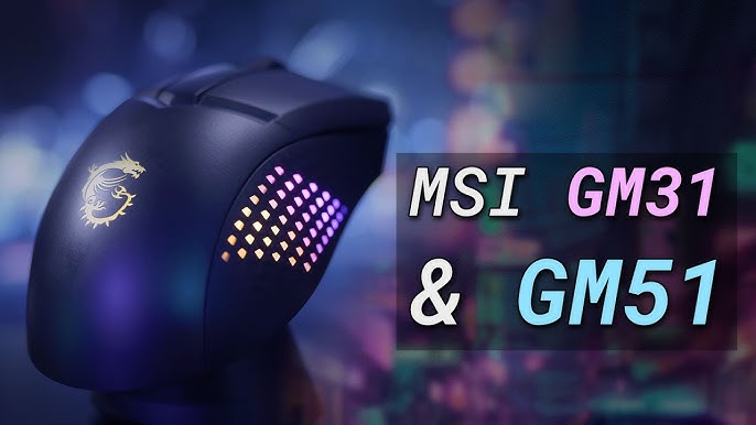 MSI - Souris Gaming sans fil Clutch GM51 Lightweight