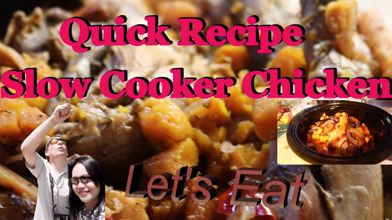 Quick Recipe Slow Cooker Chicken YouTube