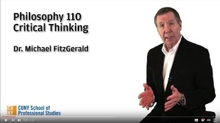 Welcome to SPS PHIL 110, "Critical Thinking"