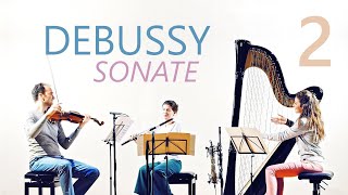 Claude Debussy : II. Interlude - Sonate pour flûte, alto et harpe