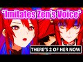 Liz Perfectly Imitates Zen's Voice when She Raid Her Streams 【Hololive】