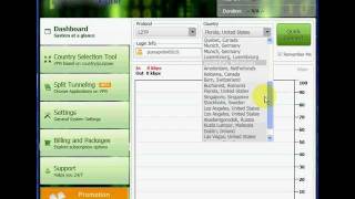 PureVPN Review - The VPN Connection Dashboard screenshot 4