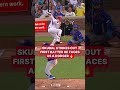 SKUBAL STRIKES OUT THE FIRST BATTER HE FACES AS A DODGER 🔥