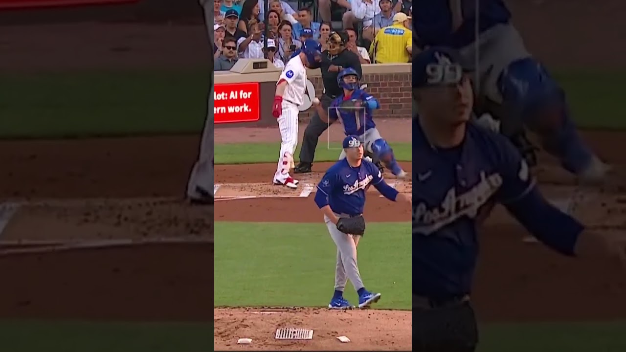 SKUBAL STRIKES OUT THE FIRST BATTER HE FACES AS A DODGER 🔥