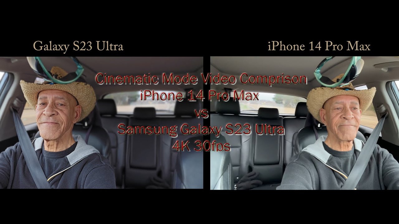 iPhone 14 Pro Max vs Galaxy S23 Ultra Cinematic Video 4K 30fps - YouTube