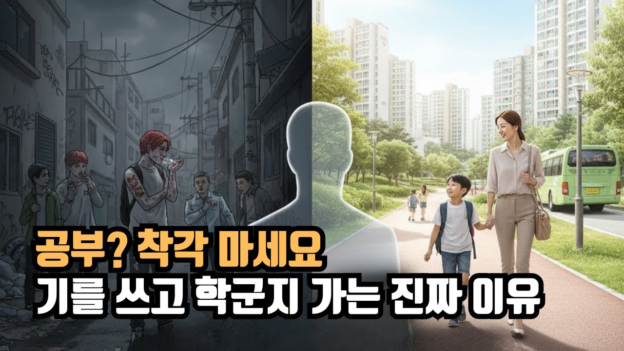 공부? 착각 마세요. 엄마들이 기를 쓰고 학군지 가는 진짜 이유