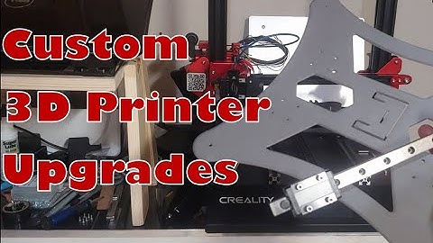 CR10S Pro - Linear Rail and Custom Bed Mounts, DIY/How to