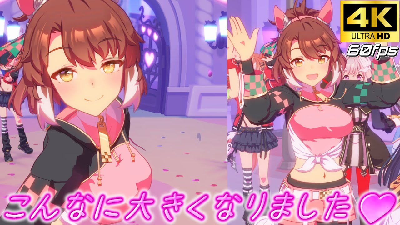 【4K 60fps】ダンツフレームでめにしゅき♡ラッシュっしゅ！【ウマ娘プリティーダービー】