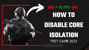 how to disable core isolation windows 10 | up FPS