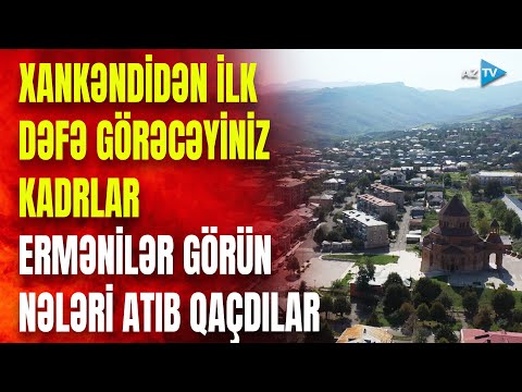 Xankəndidən EKSKLÜZİV GÖRÜNTÜLƏR: yarımçıq qalan “ziyafətlər” və yerə atıb qaçdıqları sənədlər