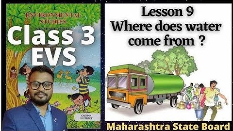 Lesson 9 Where Does Water Come From | EVS | Maharashtra State Board | Student point academy