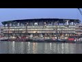 Craven Cottage Riverside Stand redevelopment. Filmed in the early evening on Sunday 07/10/2021