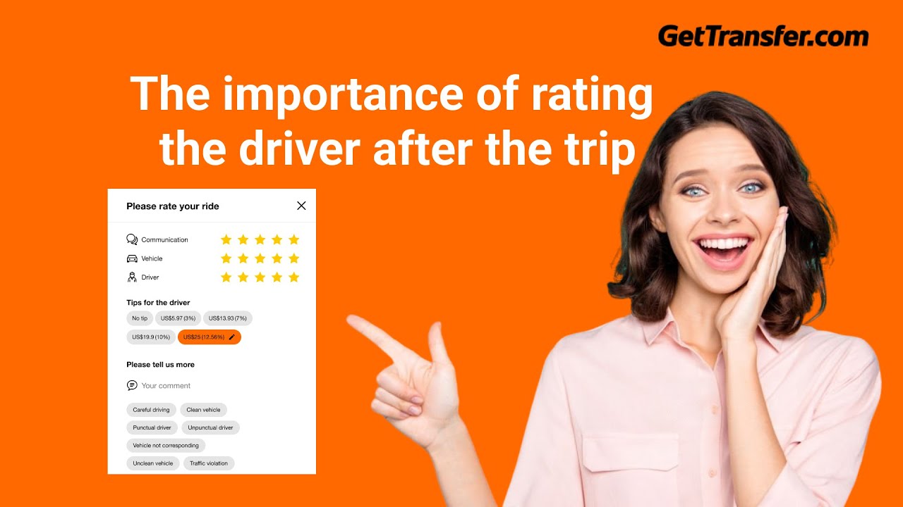 The importance of rating the driver after the trip 
