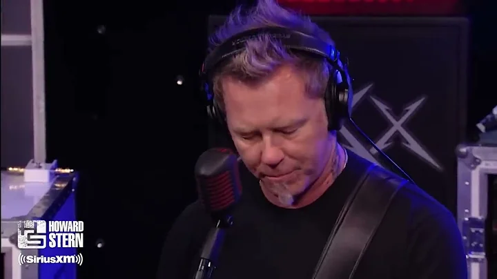 Metallica Nothing Else Matters on the Stern Show (2013)