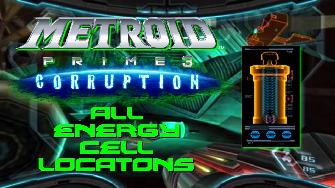 Metroid Prime 3 Corruption: ALL Energy Cell Locations