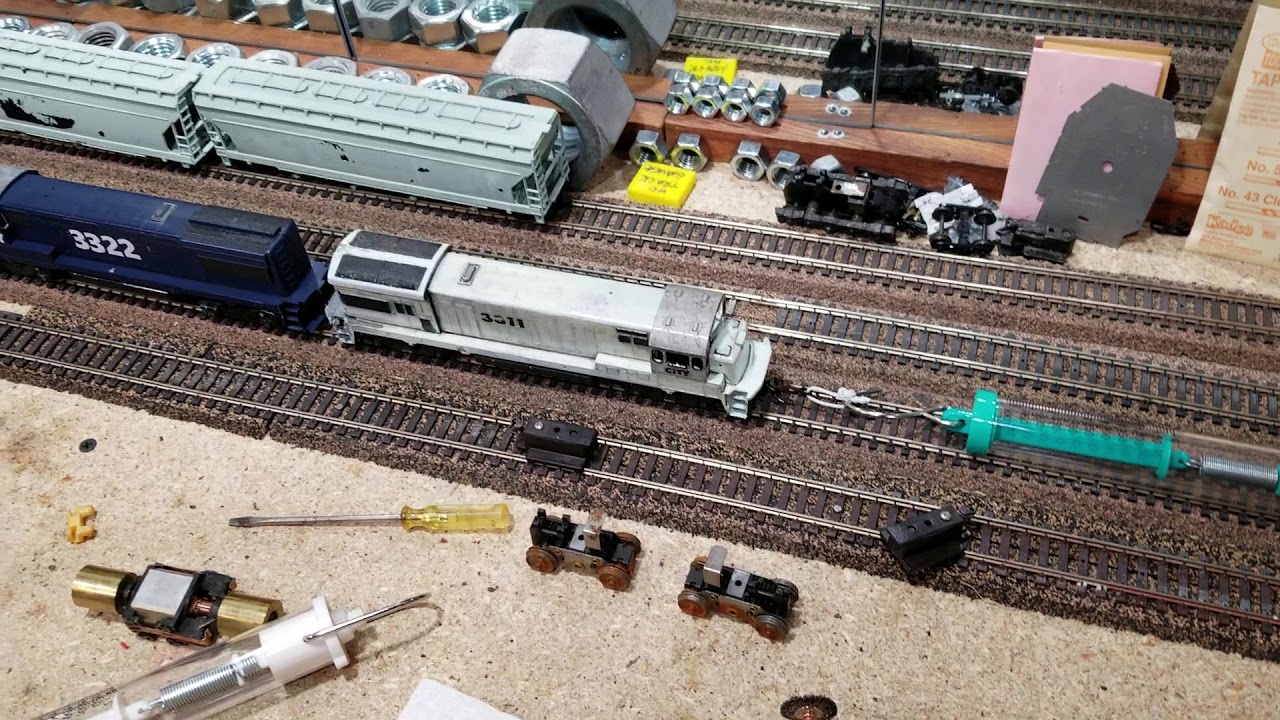 HO Scale pulling power test YouTube